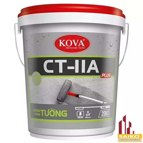 Chất Chống Thấm Cao Cấp KOVA CT-11A Plus Tường - Thùng(4kg)