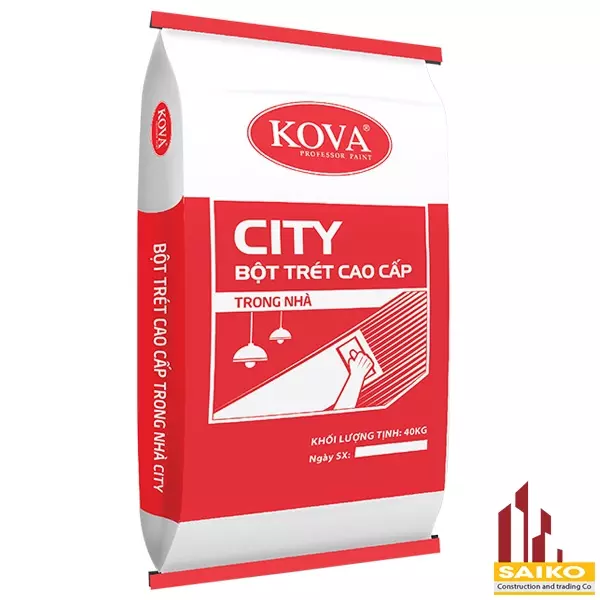 Bột trét nội thất cao cấp KOVA CITY - Bao(40Kg)